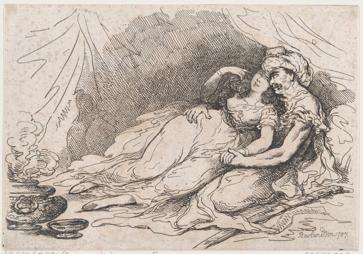 Liefde in het Oosten door Thomas Rowlandson