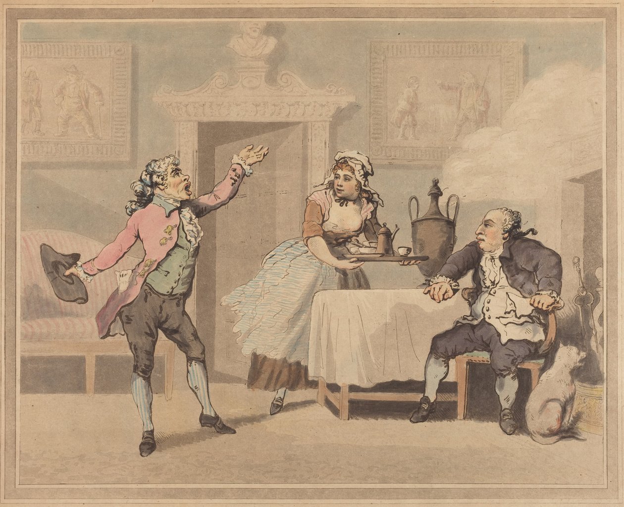 Manager en Spouter door Thomas Rowlandson