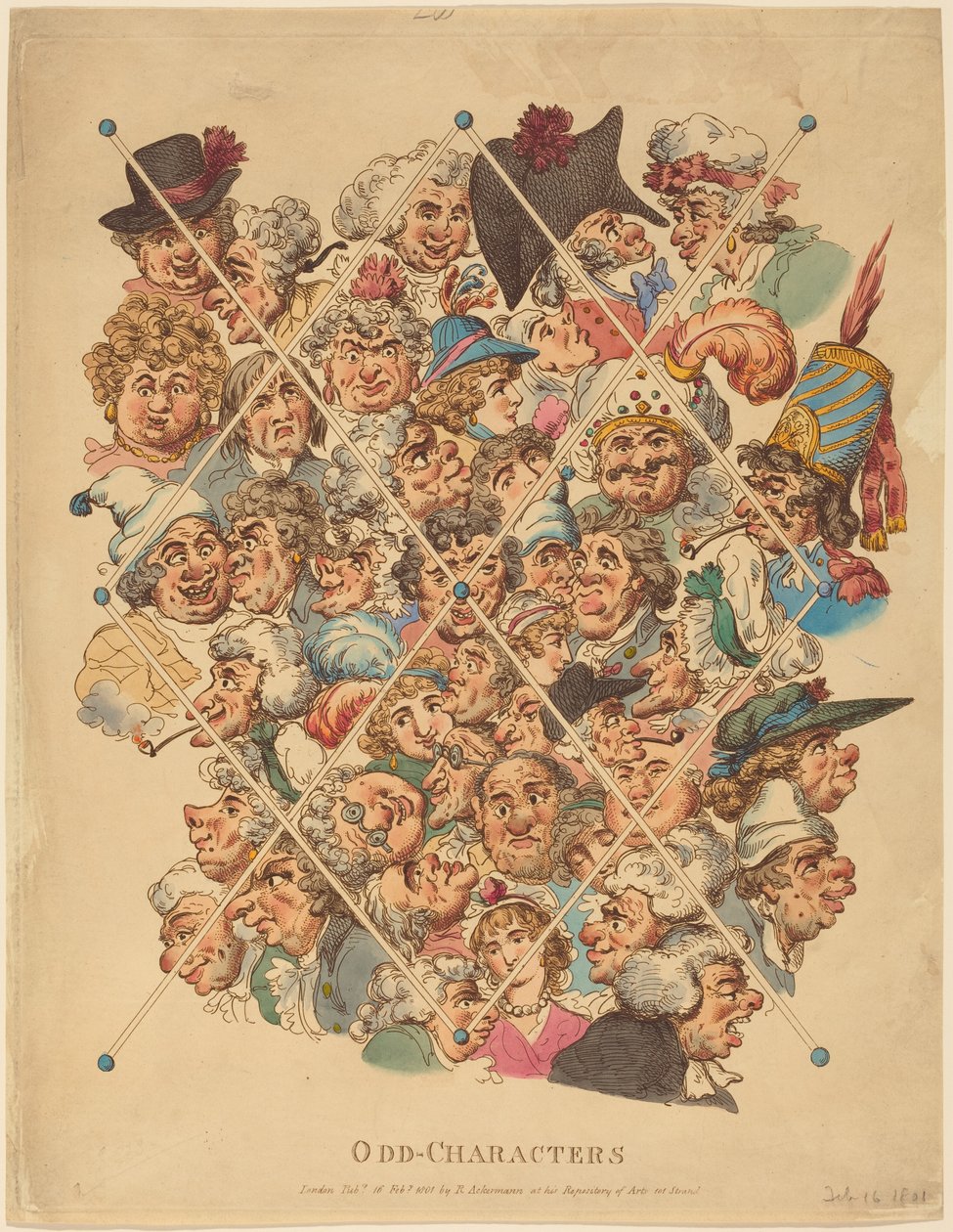 Vreemde tekens door Thomas Rowlandson