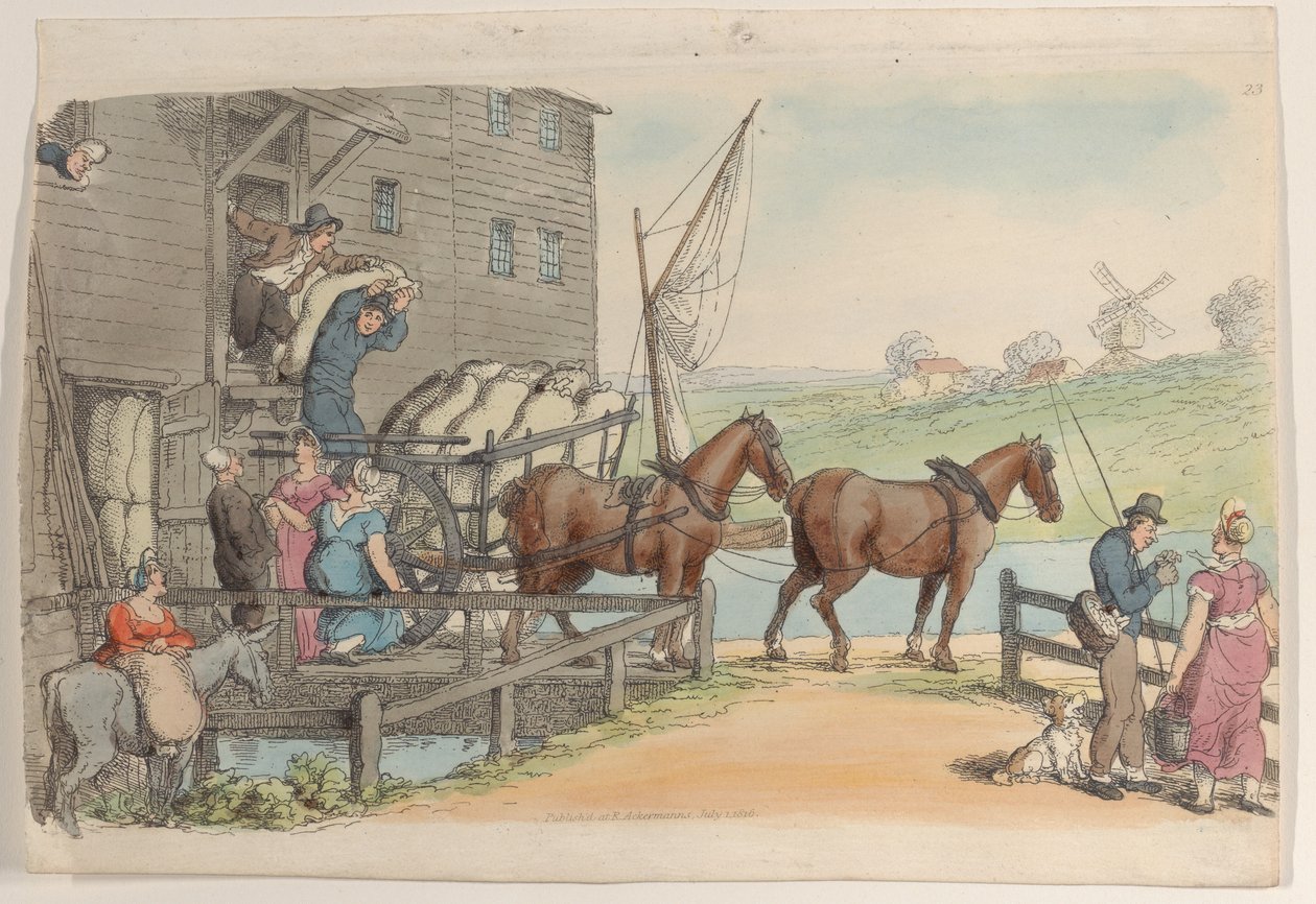 Plaat 23, uit Wereld in Miniatuur, 1816 door Thomas Rowlandson
