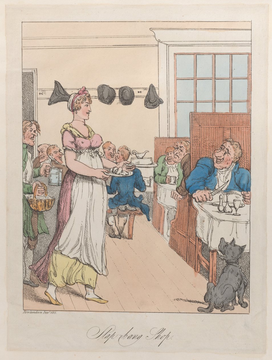 Slap-Bang Shop door Thomas Rowlandson
