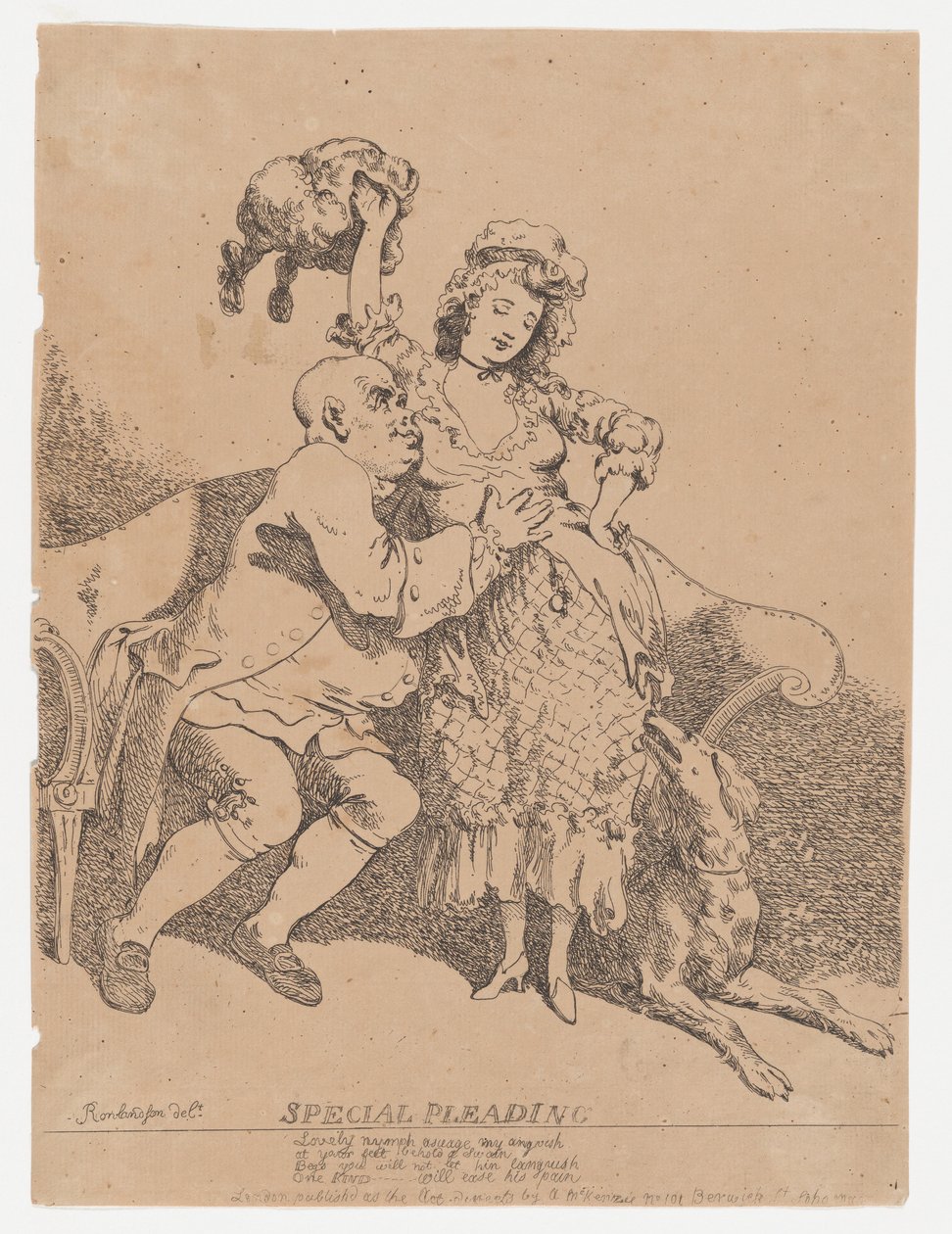 Speciale pleidooien, maart 1780 door Thomas Rowlandson