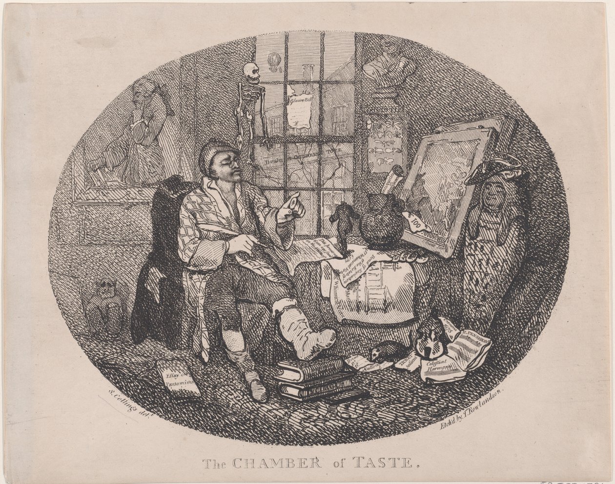 De Kamer van Smaak door Thomas Rowlandson