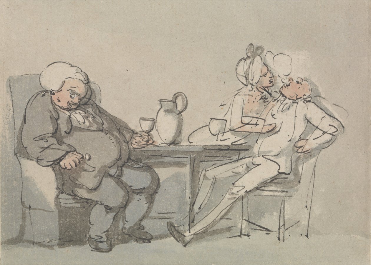 De dokter overwon door Thomas Rowlandson