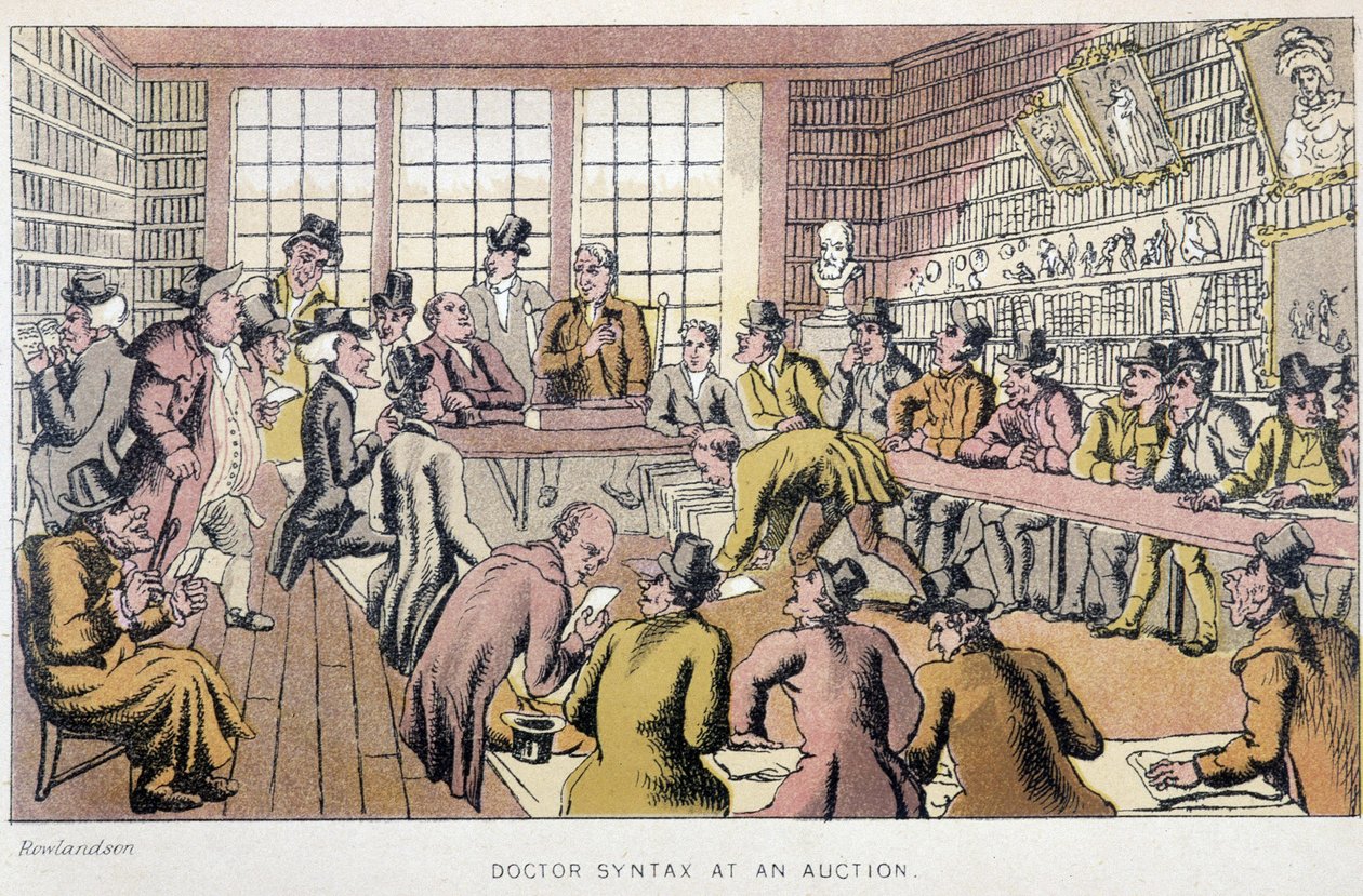 De dokter op een veiling - in "Doctor Syntax