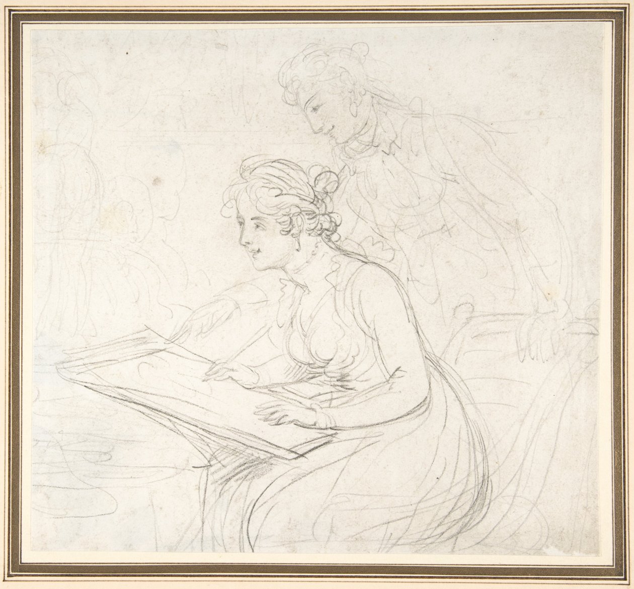 De tekenles door Thomas Rowlandson