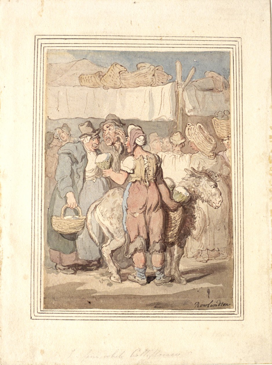 De fijne witte bloemkool door Thomas Rowlandson