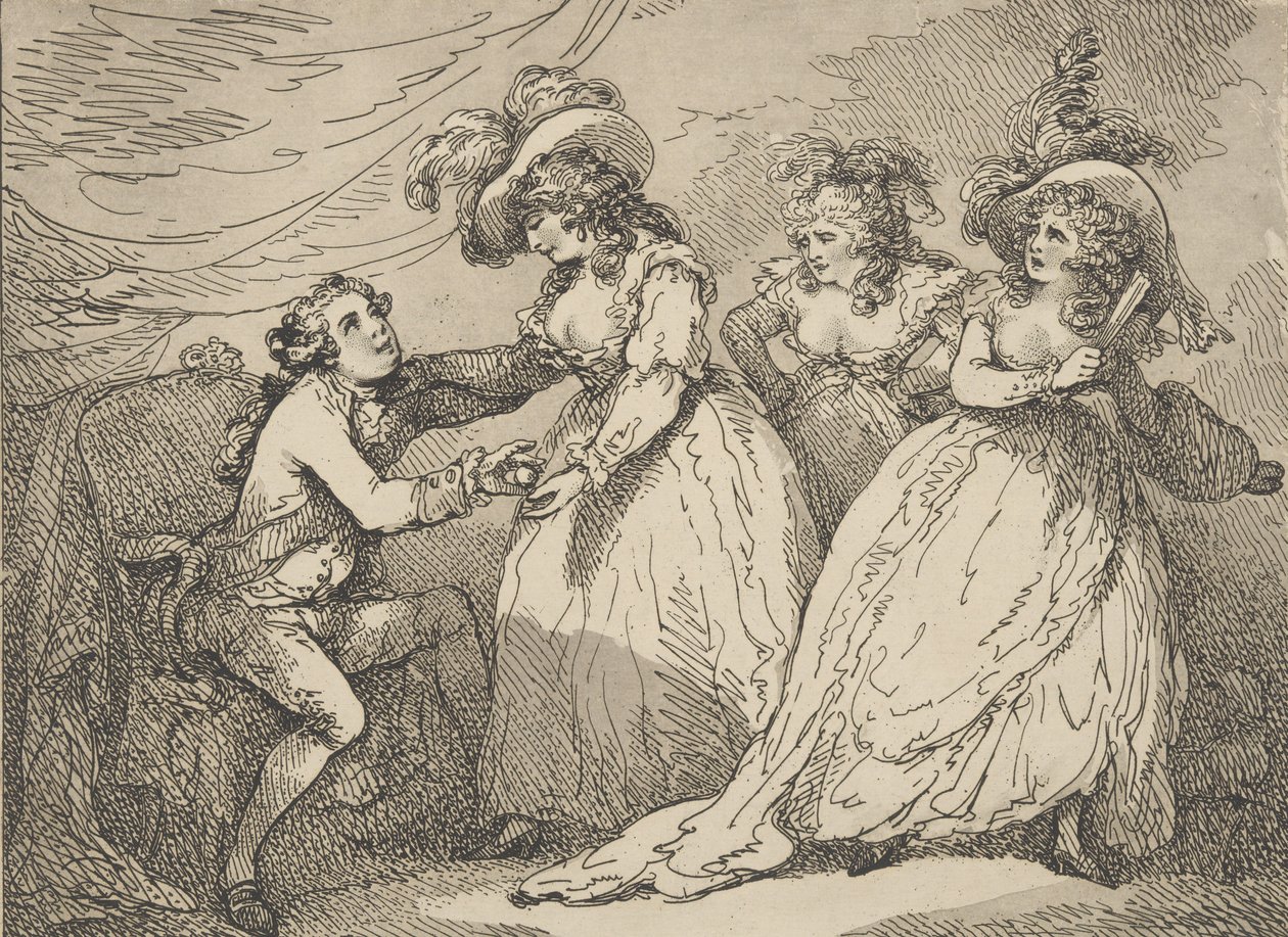 De gouden appel, of de moderne Parijs door Thomas Rowlandson