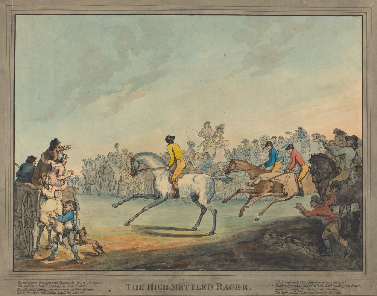 De dappere racer door Thomas Rowlandson