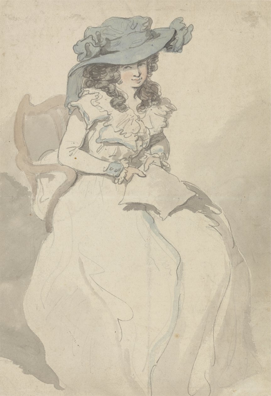De liefdesbrief, ca. 1790 door Thomas Rowlandson