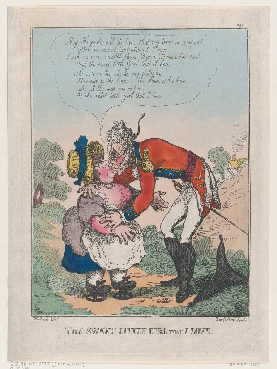 Het Lieve Kleine Meisje Dat Ik Liefheb door Thomas Rowlandson