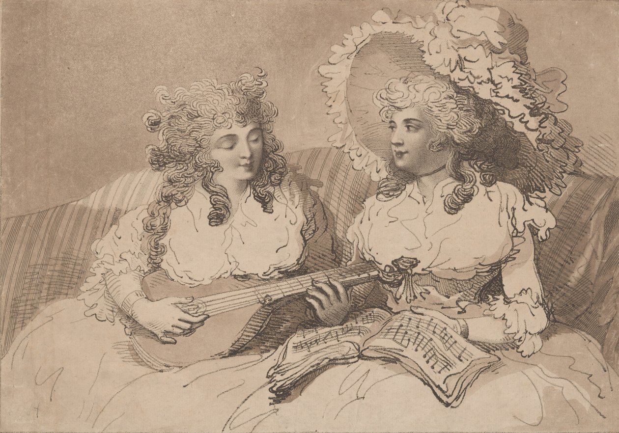 De Sirenen, 10 april 1787 door Thomas Rowlandson