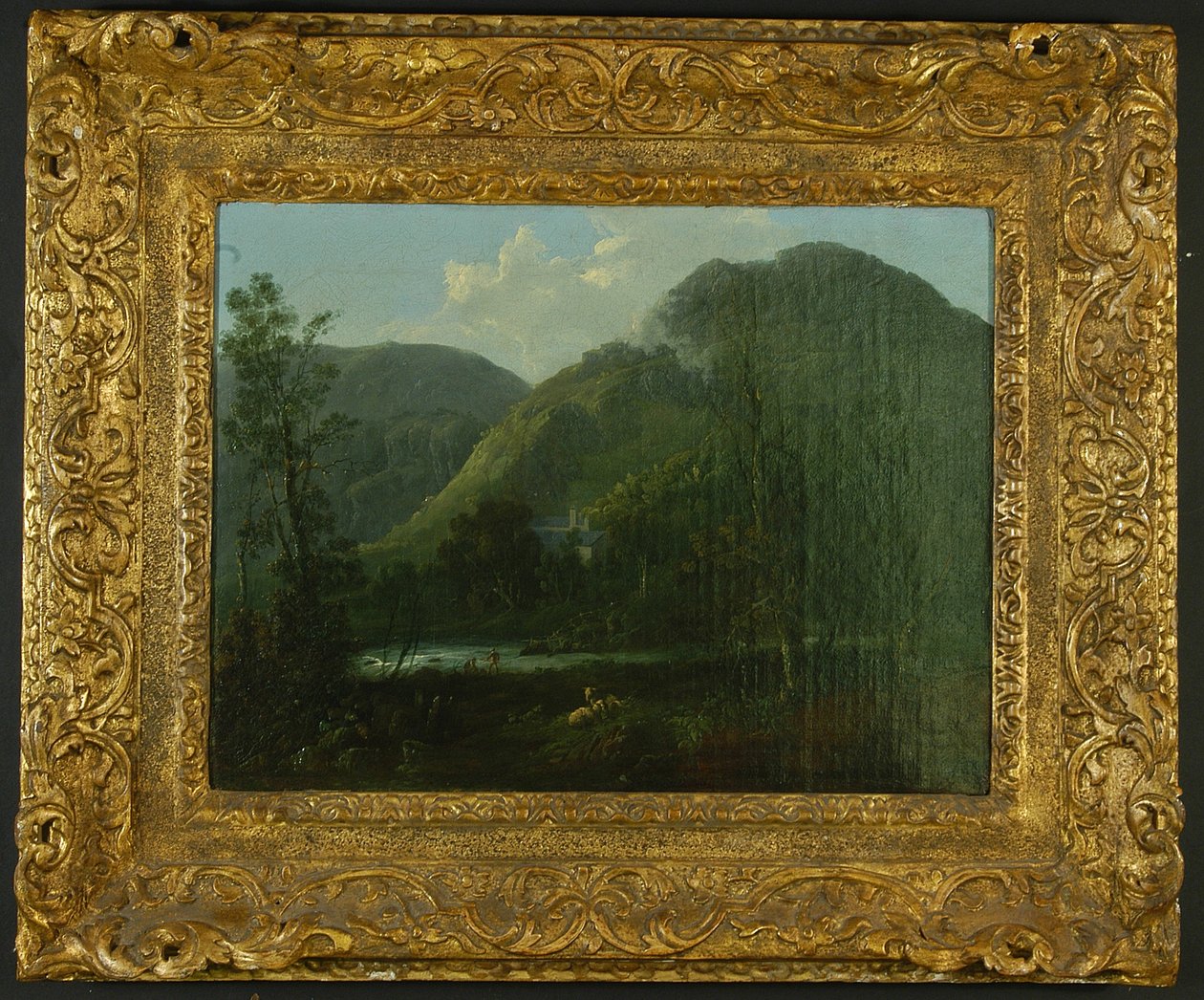 Rydal Hall, c.1790 olieverf op doek door Thomas Sautelle Roberts