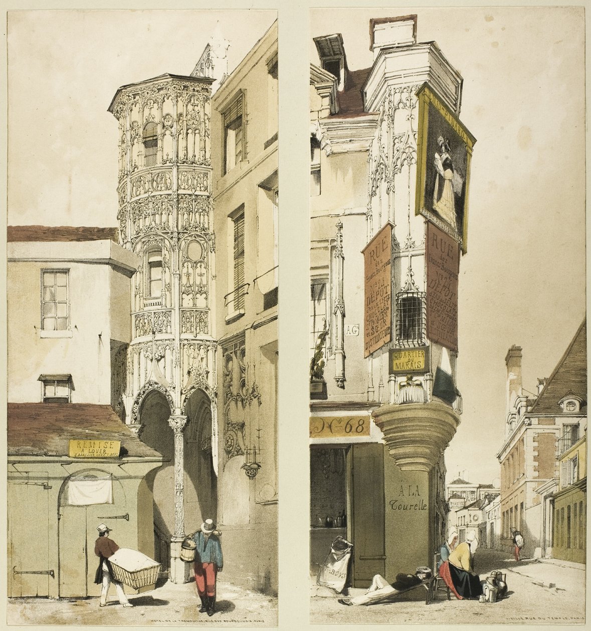 Hotel de la Tremouille, Parijs door Thomas Shotter Boys