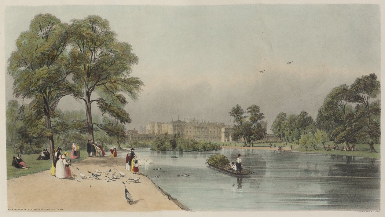 Londen zoals het is: Buckingham Palace, vanuit St. James