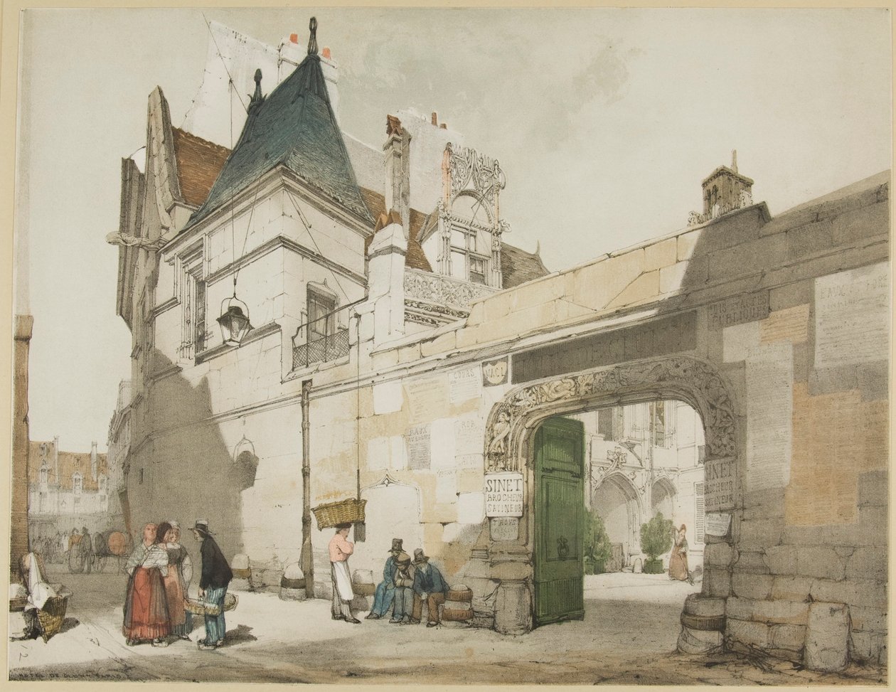Pittoreske Architectuur in Parijs, Gent, Antwerpen, Rouen, enz. door Thomas Shotter Boys