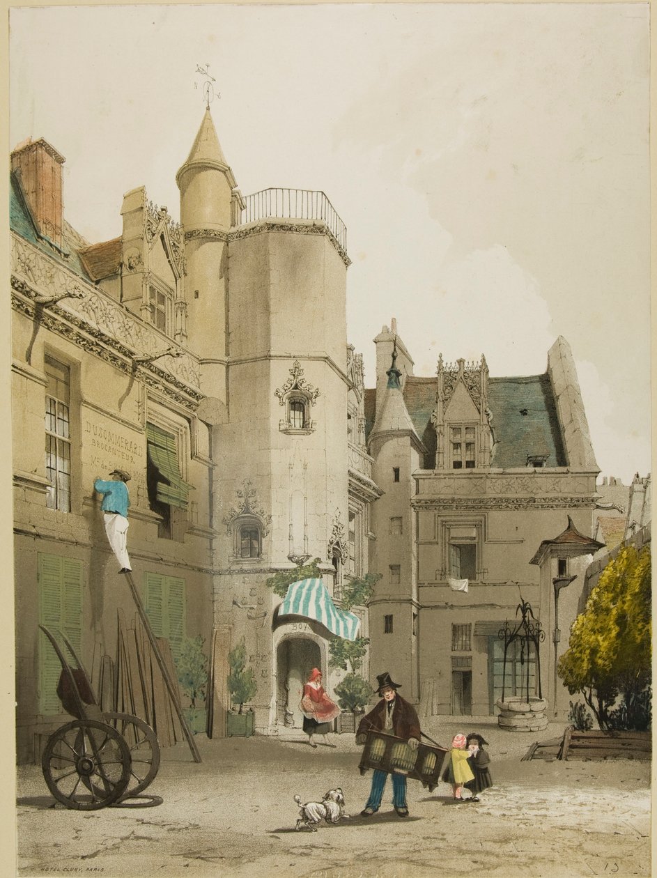 Pittoreske architectuur in Parijs, Gent, Antwerpen, Rouen, enz. door Thomas Shotter Boys