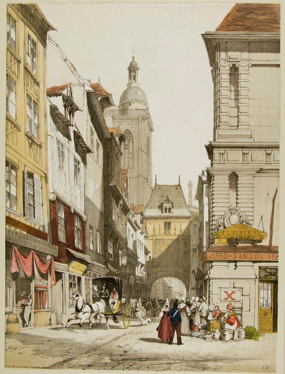 Pittoreske architectuur in Parijs, Gent, Antwerpen, Rouen, enz. door Thomas Shotter Boys