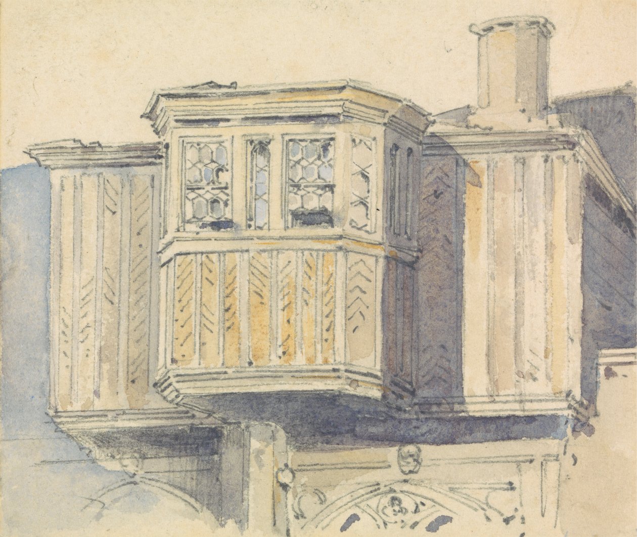 Kamer van Koningin Anne Boleyn, Windsor Kasteel door Thomas Shotter Boys