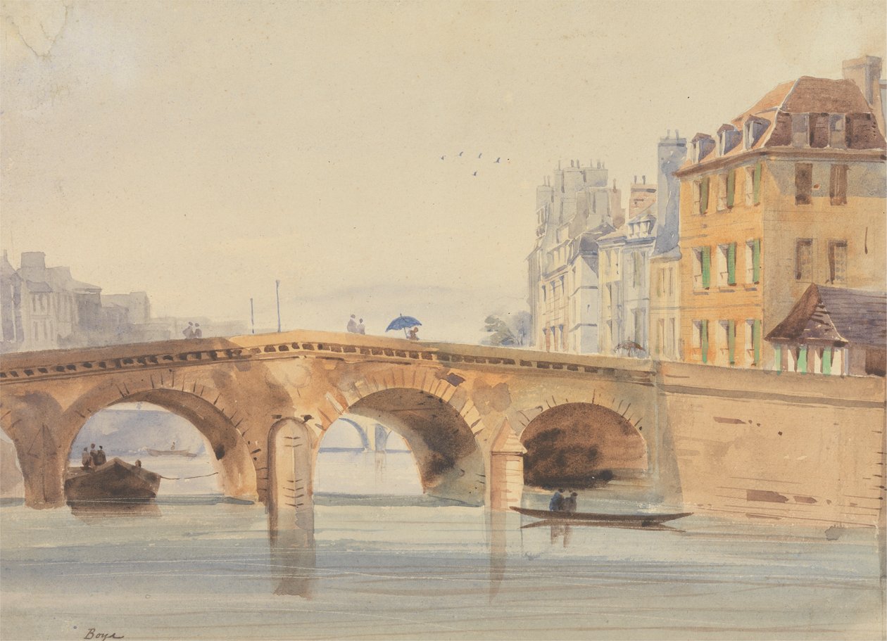 De Pont Neuf door Thomas Shotter Boys