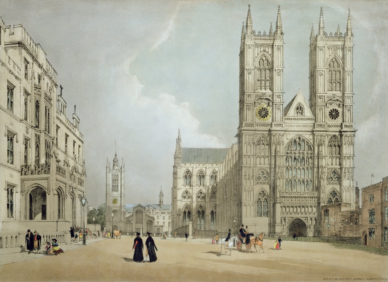 Westminster Abbey en ziekenhuis, uit 