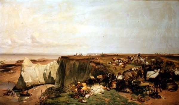 Wachten op huur door Thomas Sidney Cooper