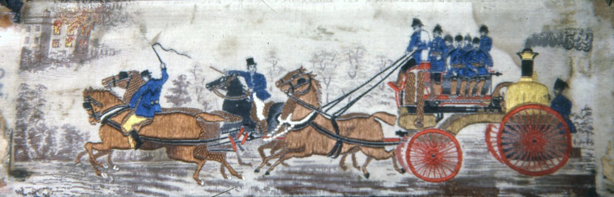 Heldhaftigheid op het land (Brandweerwagen) door Thomas Stevens