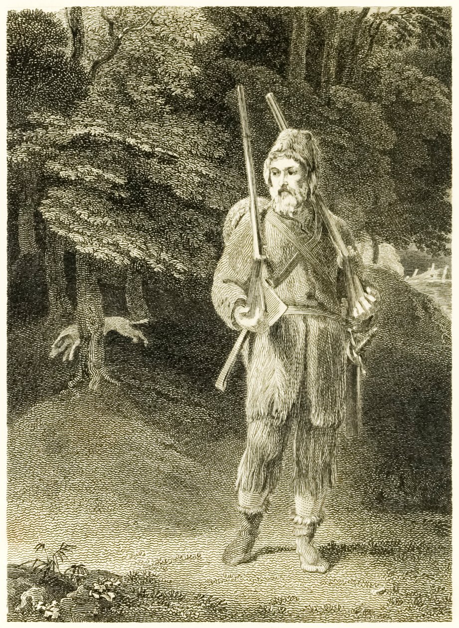 Robinson Crusoe op jacht uit 