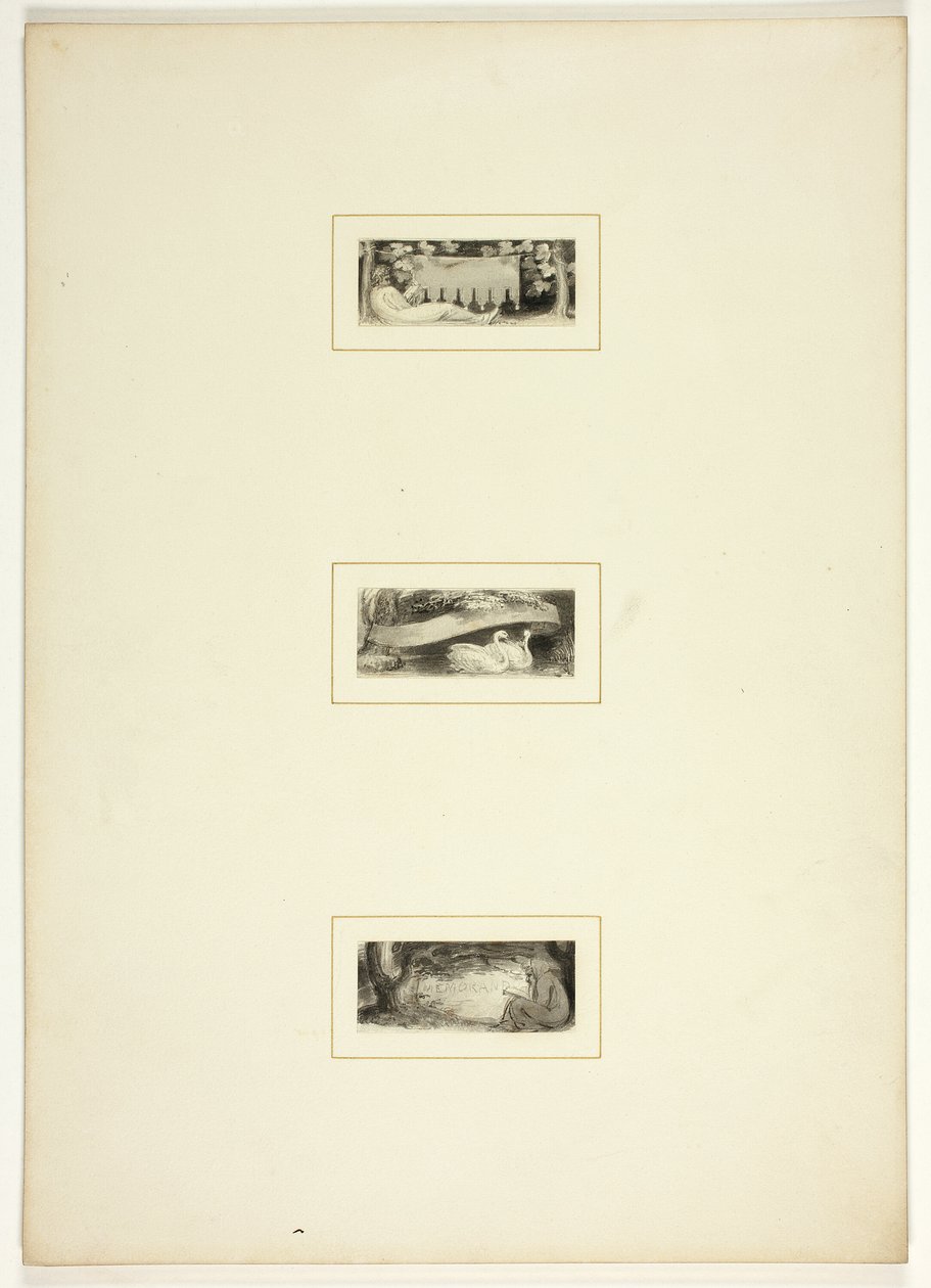 Studie voor een plaat uit Telemachus door Thomas Stothard