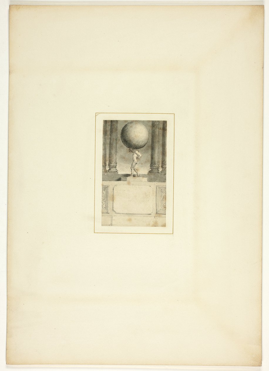 Studie voor een plaat uit The Task door Thomas Stothard