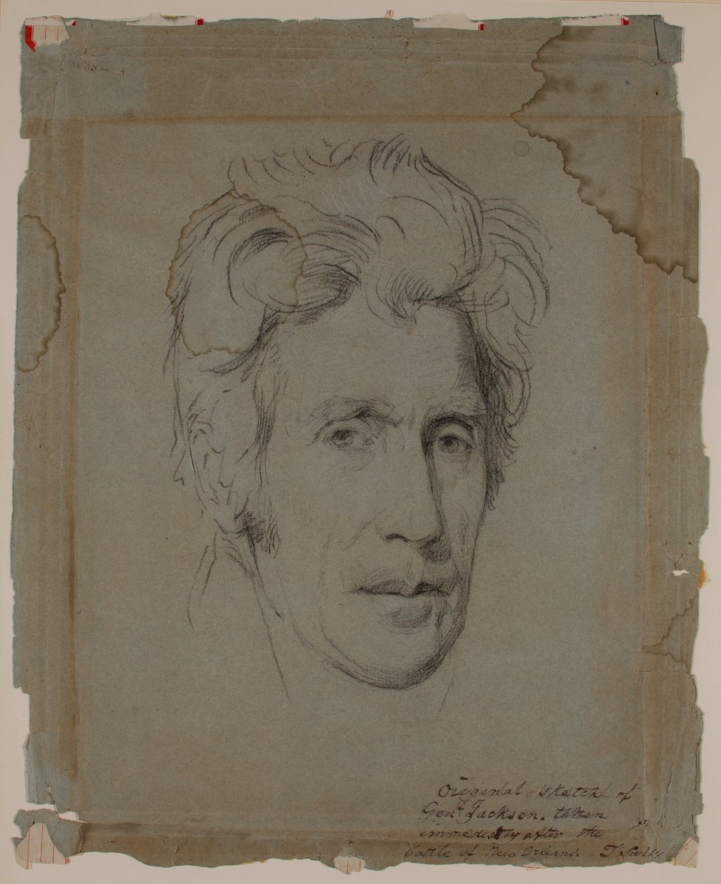 Andrew Jackson, na de Slag bij New Orleans, ca. 1815 door Thomas Sully