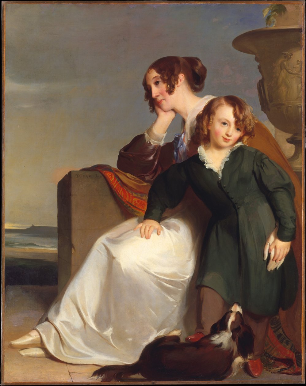 Moeder en zoon door Thomas Sully