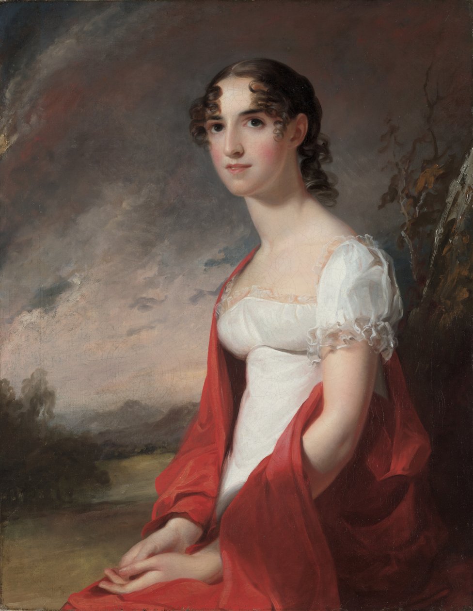 Portret van Mary Sicard David door Thomas Sully