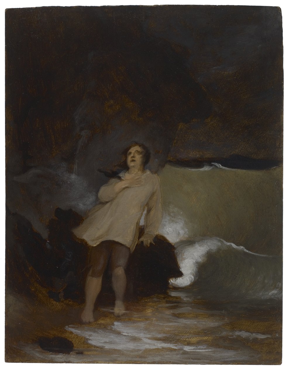 Het Schipbreuk van Robinson Crusoe door Thomas Sully
