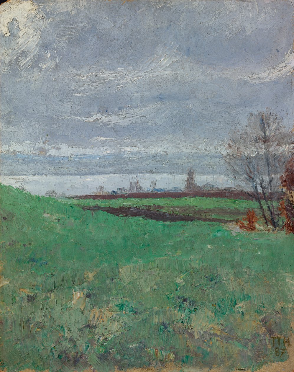 Landschap aan de Ammersee door Thomas Theodor Heine