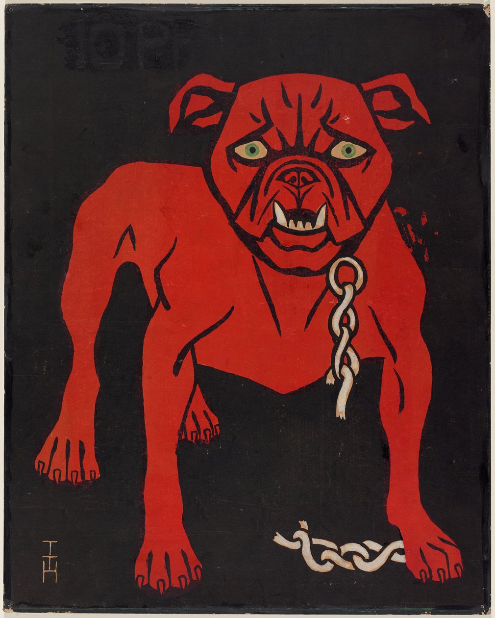 Die Simplicissimus-Bulldogge door Thomas Theodor Heine
