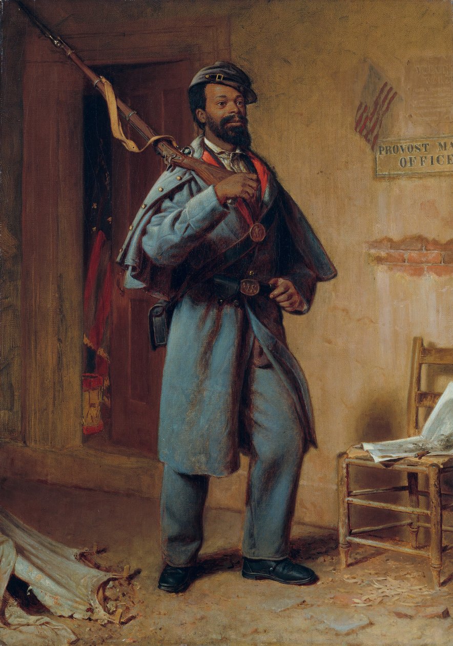 Een stukje oorlogsgeschiedenis: De rekruut, 1866 door Thomas Waterman Wood