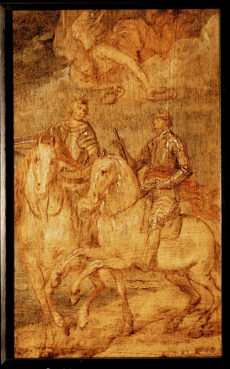 Maurits en Frederik van Nassau bij de Slag van
Nieuwpoort ... door Thomas Willeboirts