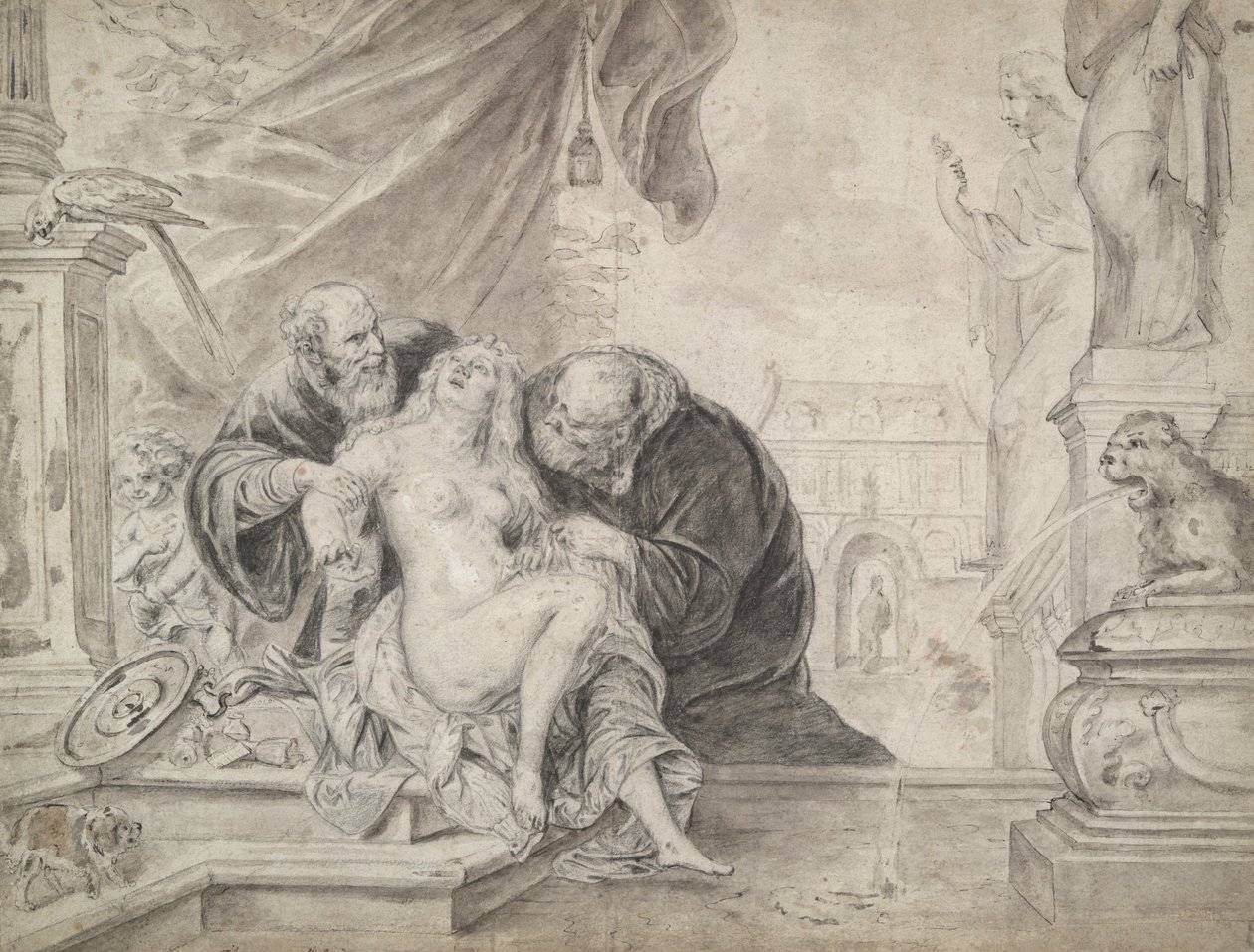 Susanna en de Ouderen door Thomas Willeboirts