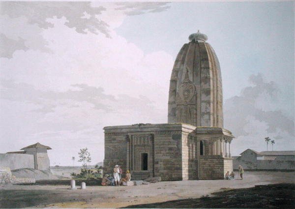Hindoe Tempel in Deo, in Bahar, plaat XXIII uit 