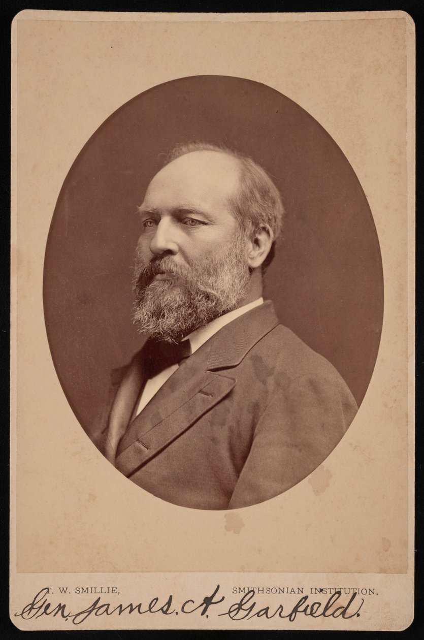 Portret van James Abram Garfield door Thomas William Smillie