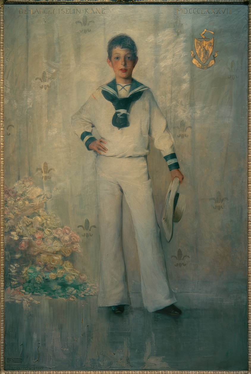 DeLancey Iselin Kane door Thomas Wilmer Dewing