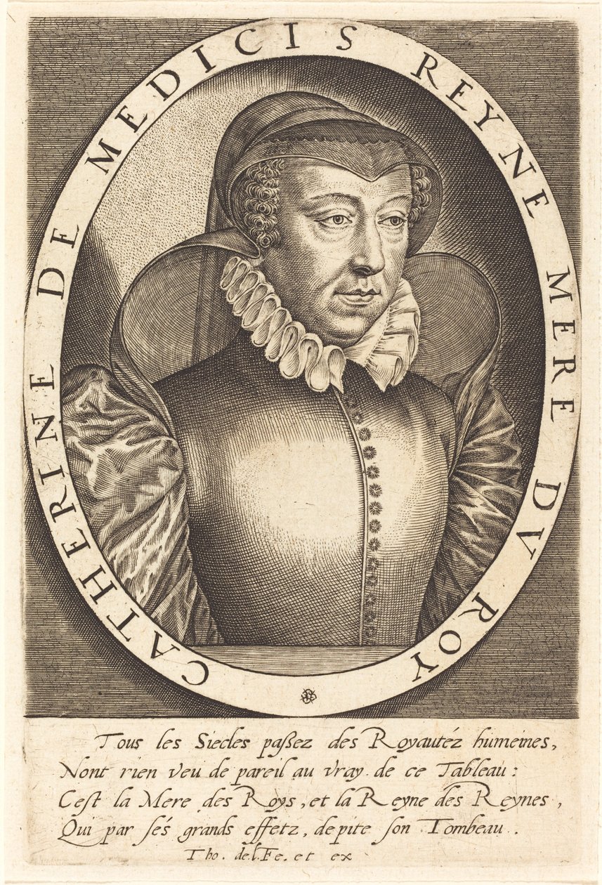 Catherine de Medici, Koningin van Frankrijk door Thomas de Leu