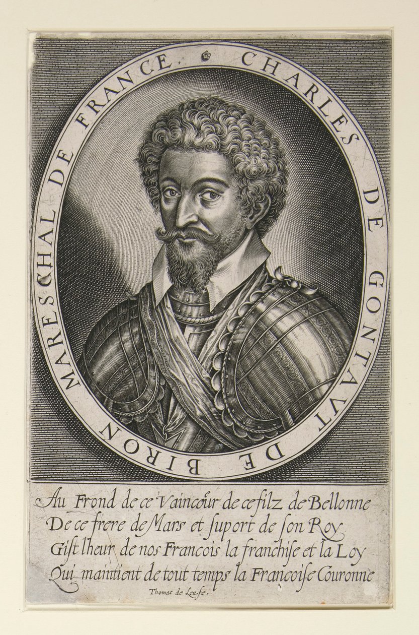 Charles de Gontaut, hertog van Biron, maarschalk van Frankrijk door Thomas de Leu