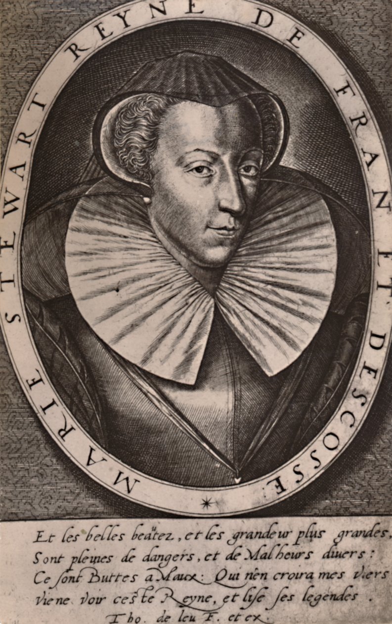 Mary, Queen of Scots, late 16e eeuw door Thomas de Leu