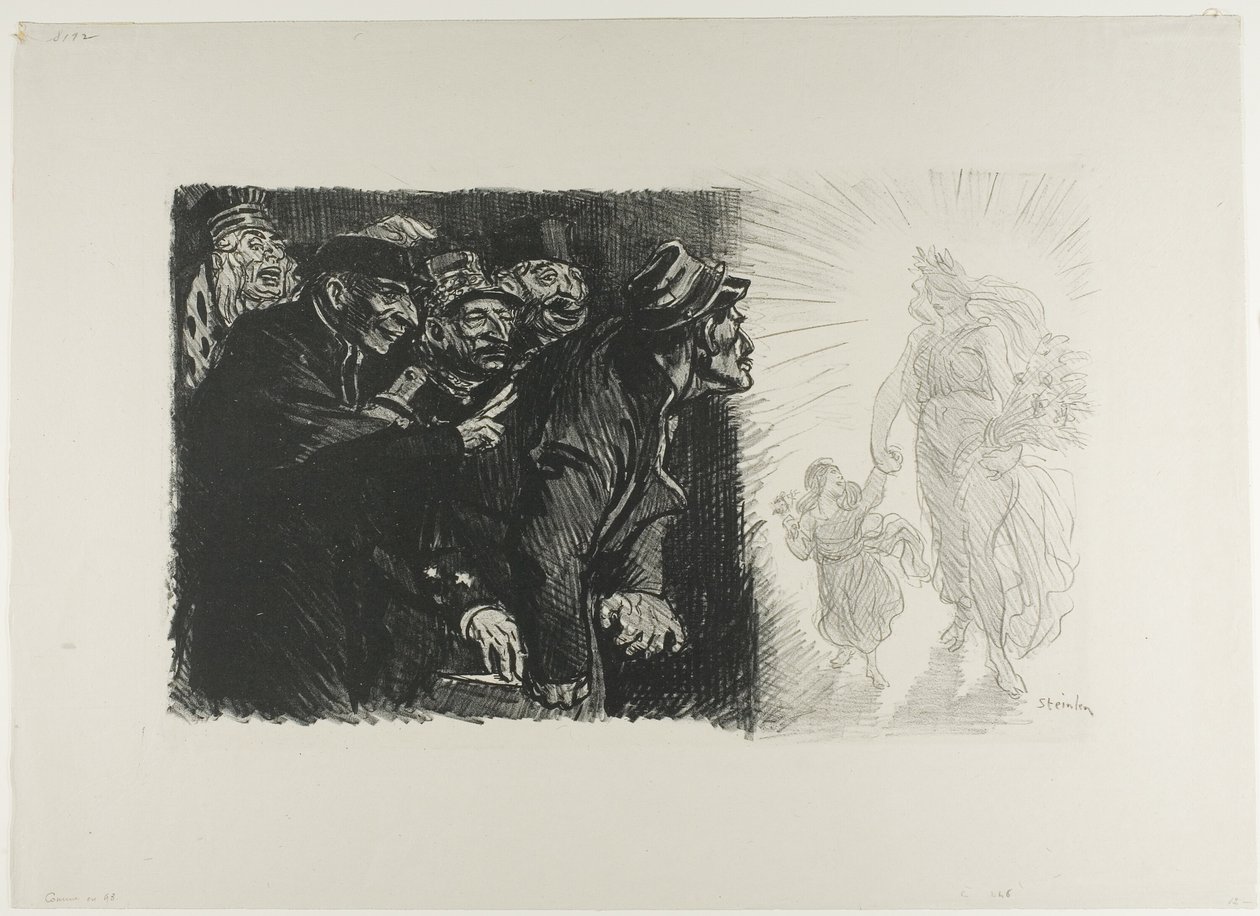 Als in Drieënnegentig door Théophile Alexandre Pierre Steinlen