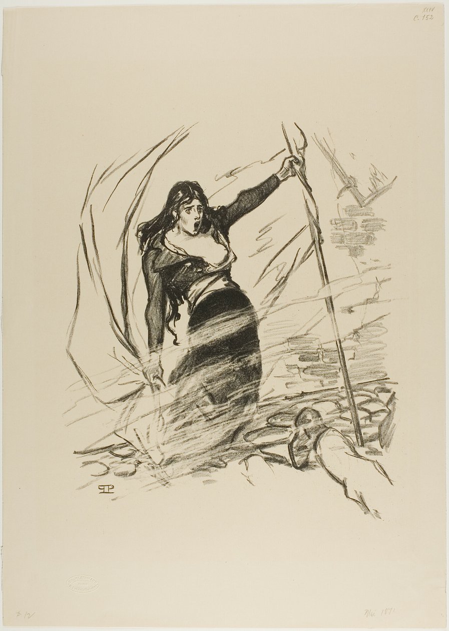 Mei 1871 door Théophile Alexandre Pierre Steinlen
