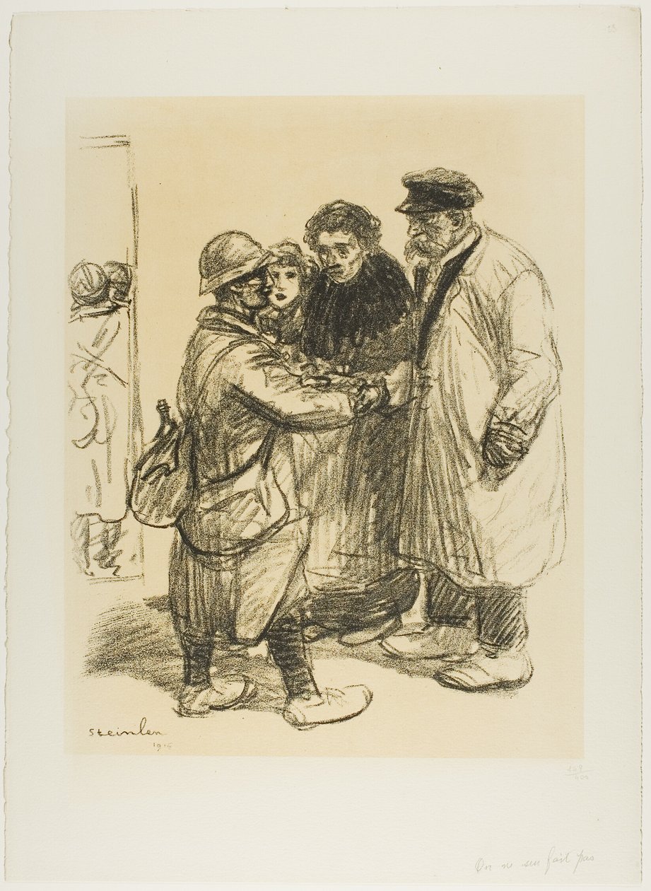 Je raakt er niet aan gewend door Théophile Alexandre Pierre Steinlen