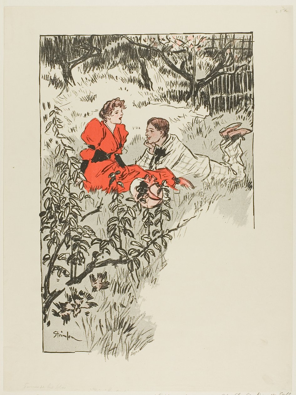 Lente door Théophile Alexandre Pierre Steinlen