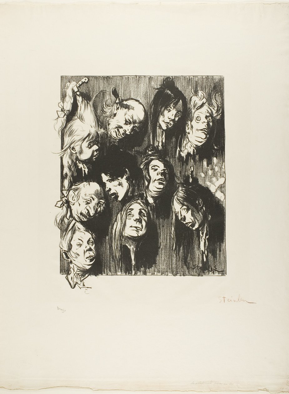 Tien moorden voor een cent door Théophile Alexandre Pierre Steinlen